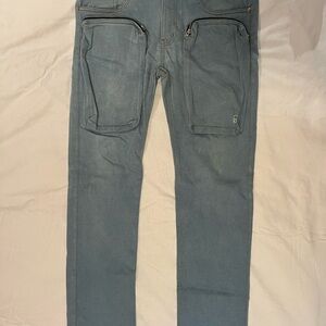 Team Sesh Cargo Jeans in Light Blue